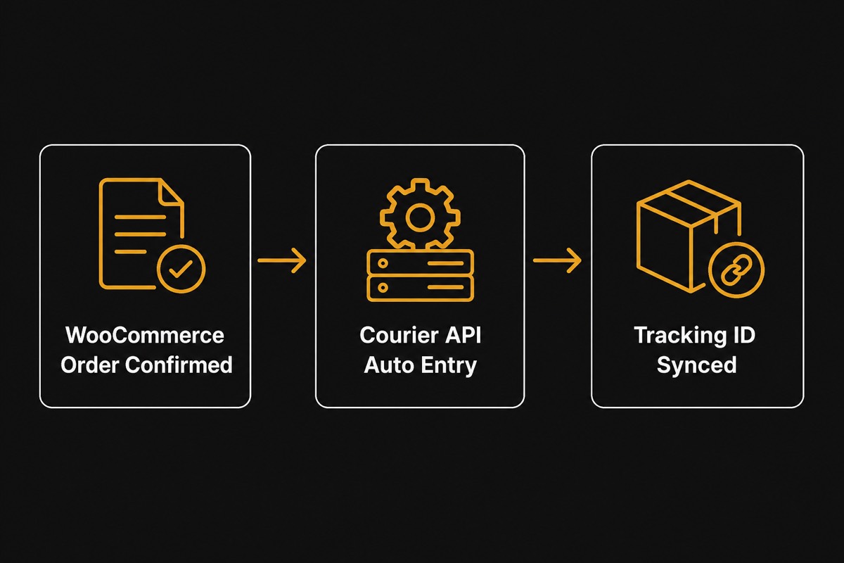 Courier auto entry pipeline